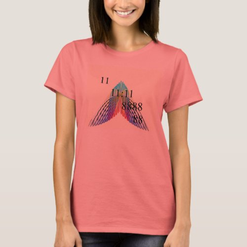 Angel Wings And Angel Numbers T_Shirt