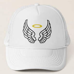 Angel Wings and Halo Trucker Hat