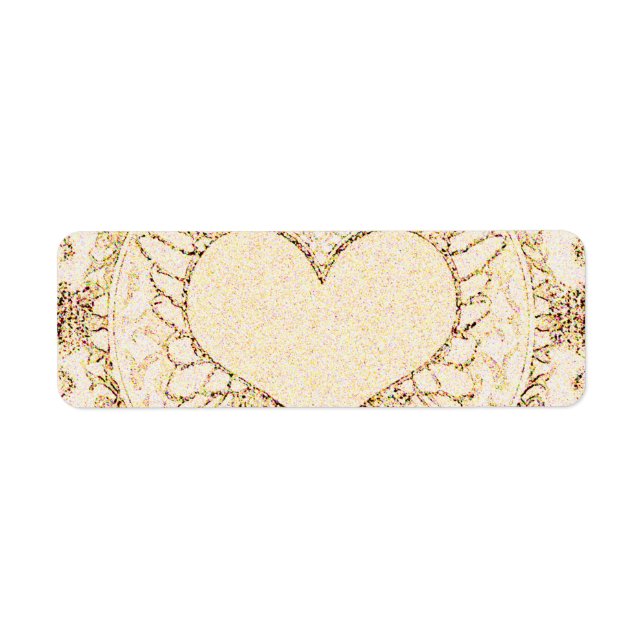 Angel Wings and Heart Label (Front)