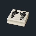 angel wings art stamp<br><div class="desc">A rubber art stamp of angel wings.  And don't forget you can customize.</div>