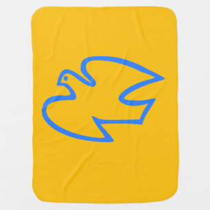 Angel Wings Baby Blanket – Soaring Dove Design