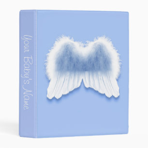 Angel Wings Baby Photo Album (Mini 1" Binder) Mini Binder