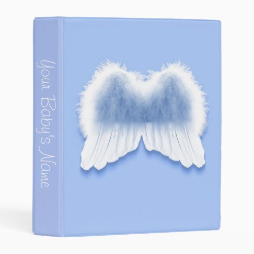 Angel Wings Baby Photo Album Mini 1 Binder Mini Binder