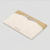 Angel Wings Beige Post-it Notes