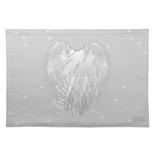 ANGEL WINGS Believe Magic Heart Cloth Placemat