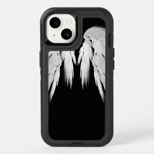 ANGEL WINGS Black OtterBox iPhone 14 Case