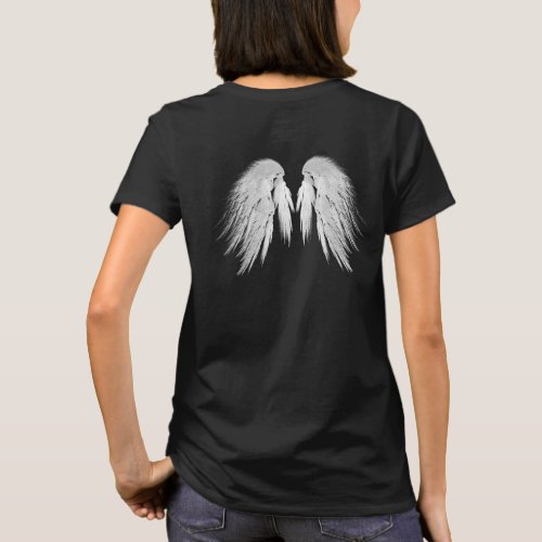 ANGEL WINGS Black T_Shirt