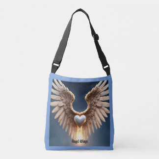 Angel Wings Blue Tote Bag