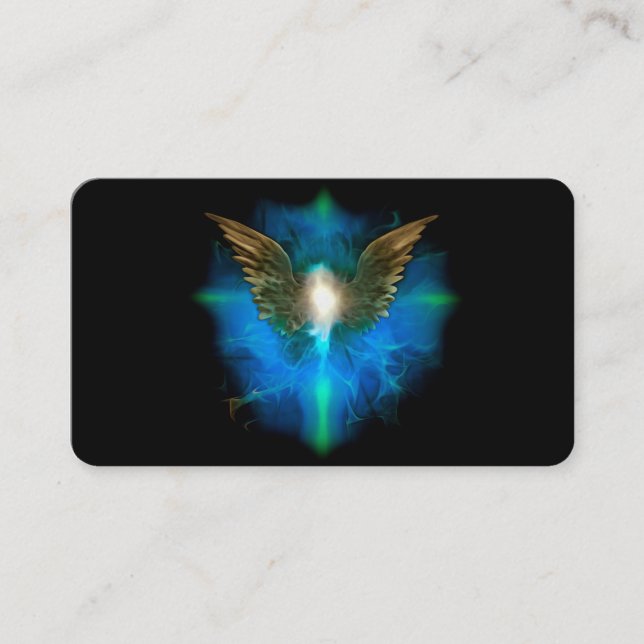 Angel Wings Business Card (Front)