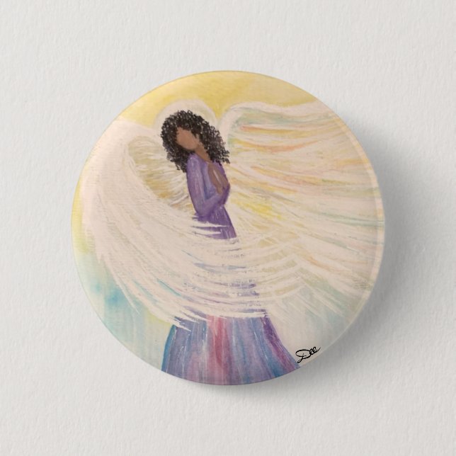 Angel Wings Button (Front)
