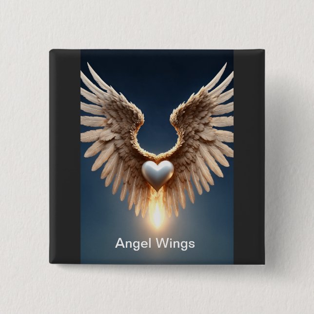 Angel Wings Buttons (Front)