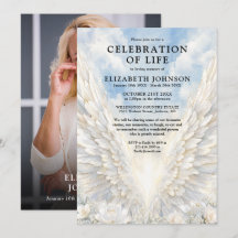 Angel Wings Celebration of Life Funeral Photo