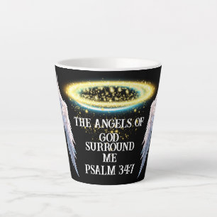 Angel Wings Christian Faith Inspirational Message Latte Mug