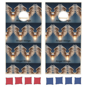 Angel Wings Cornhole Set
