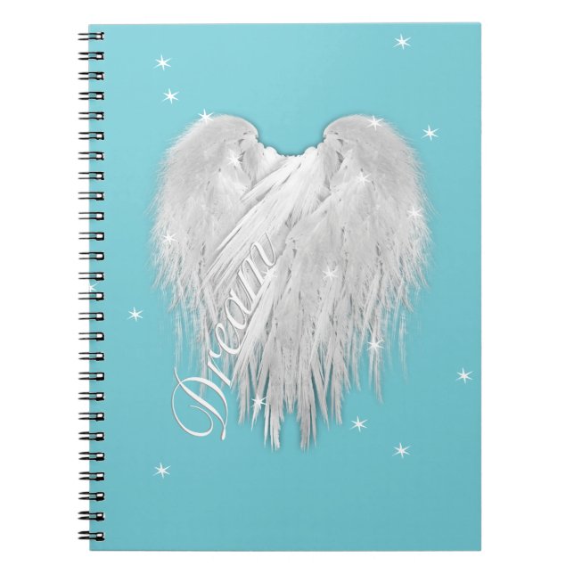 ANGEL WINGS 'Dream' Magic Heart Notebook (Front)