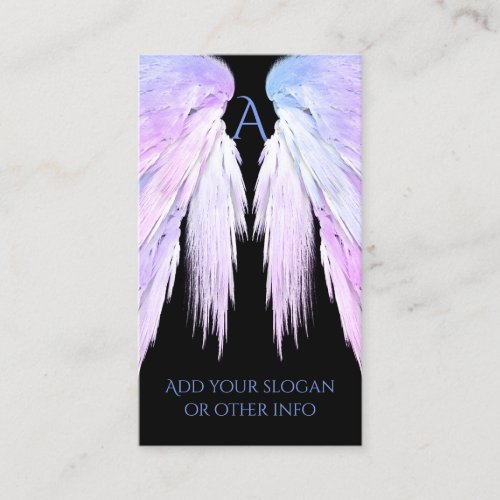 ANGEL WINGS Dreamy Beauty Black Business Card
