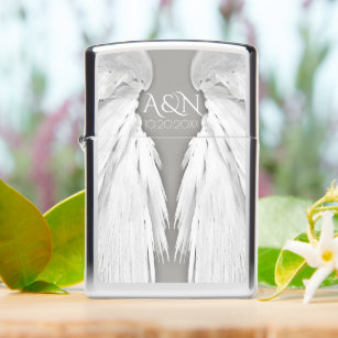 Angel Wings Zippo Lighters & Matchboxes | Zazzle