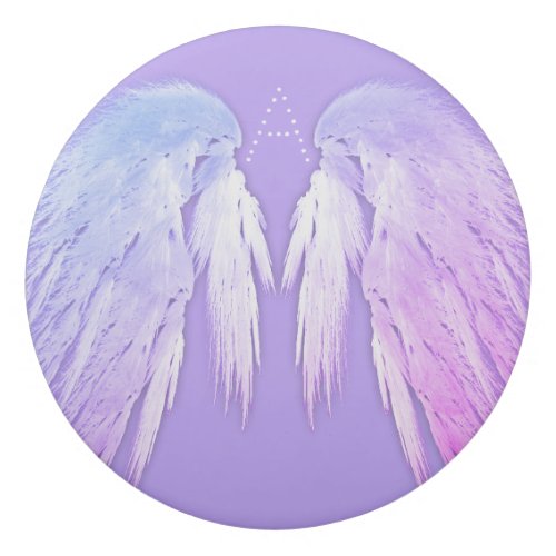 ANGEL WINGS Fairy Purple Monogram Eraser