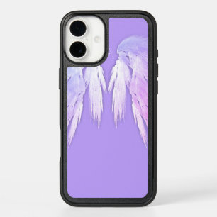 ANGEL WINGS Fairy Purple Monogram iPhone 16 Plus Case