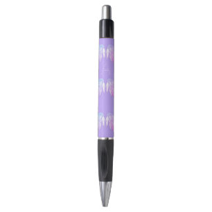 ANGEL WINGS Fairy Purple Monogram Pen