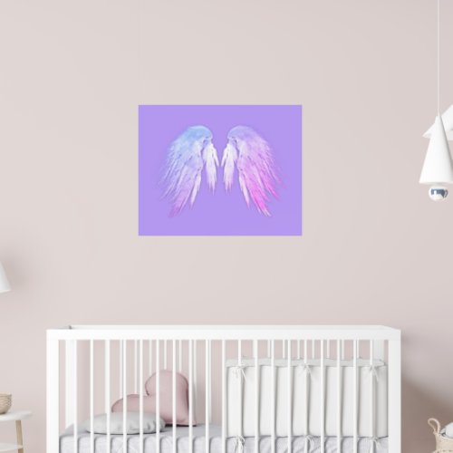 ANGEL WINGS Fairy Purple Poster