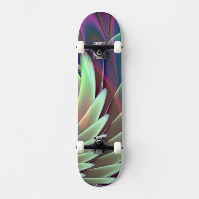 Angel Wings Fractal Skateboard Deck (Front)
