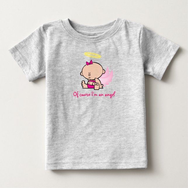 Angel wings girl T-Shirt (Front)