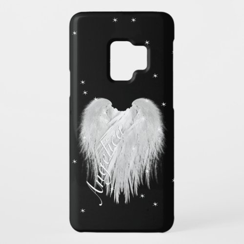ANGEL WINGS Heart Black Starry Night Case_Mate Samsung Galaxy S9 Case