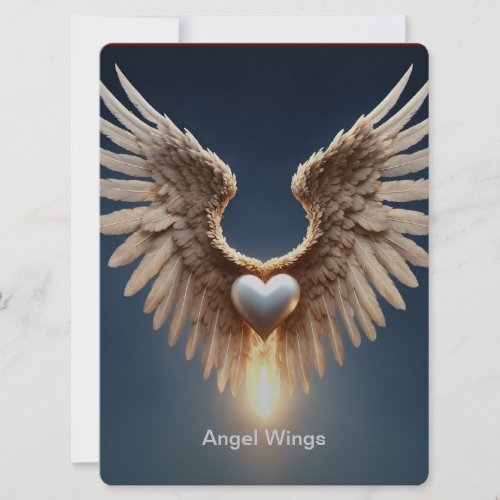 Angel Wings Invitation