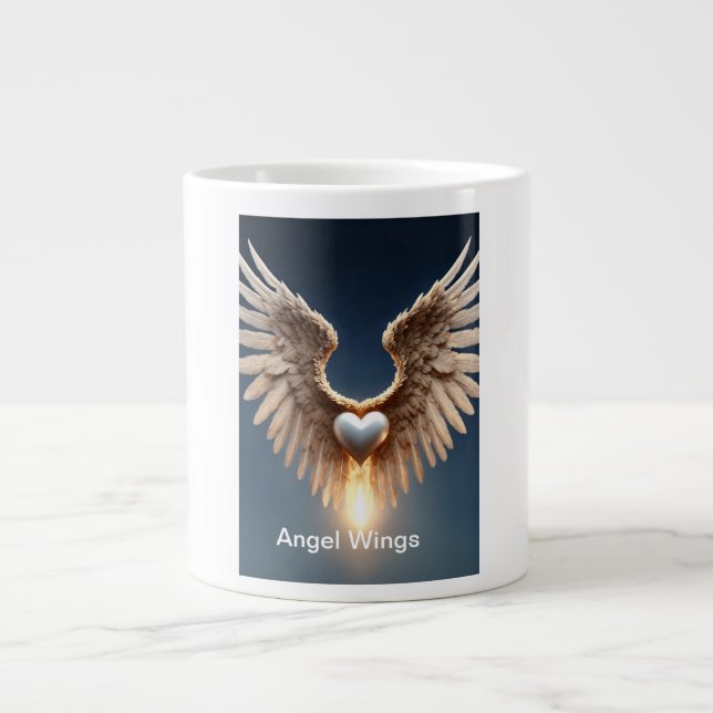 Angel Wings Jumbo Specialty Mug (Front)