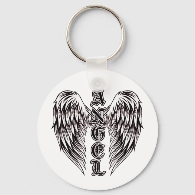 Angel Wings Keychain (Front)