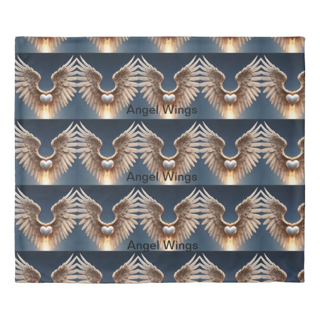 Angel Wings King Size Duvet Cover (Front)