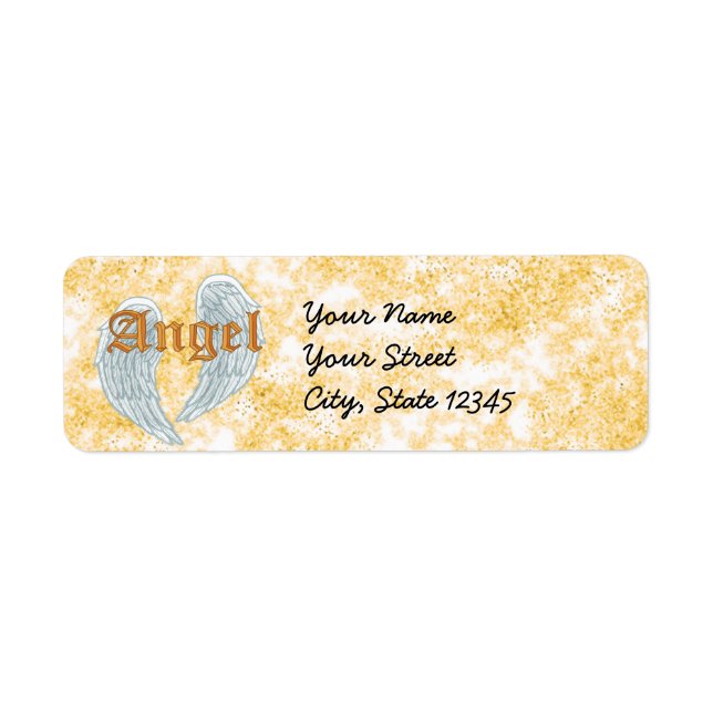 Angel Wings Label (Front)