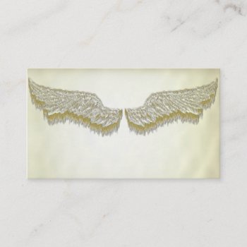 Angel Wings Life Coach Spiritual Business Cards by valeriegayle at Zazzle