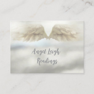 Angel Wings Light, Spiritual, Reiki, business card
