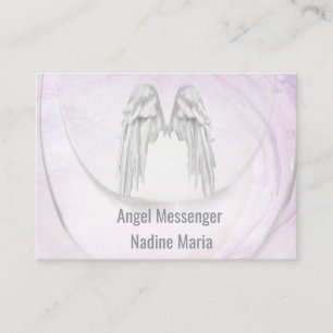Angel Wings Light, Spiritual, Reiki, business card