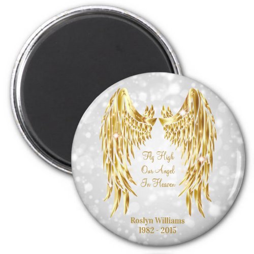 Angel Wings Memorial Loss of Loved One Magnet