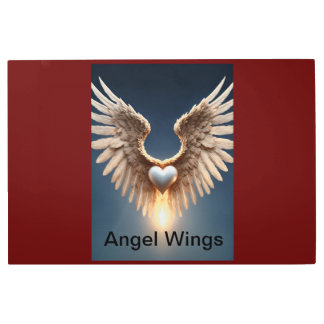 Angel Wings Metal Wall Art