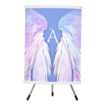 ANGEL WINGS Monogram Dreamy Pink Soft Blue