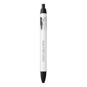 ANGEL WINGS Monogram 'Only Half Evil' Funny Pen