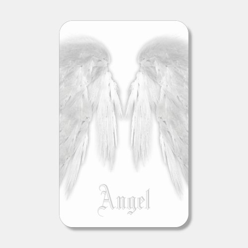 ANGEL WINGS Monogram White Matchboxes