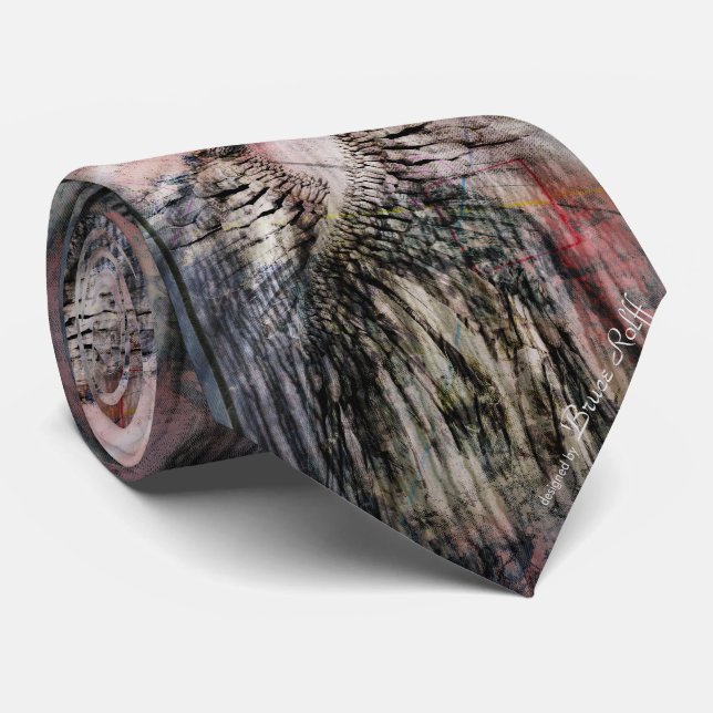 Angel Wings Neck Tie (Rolled)