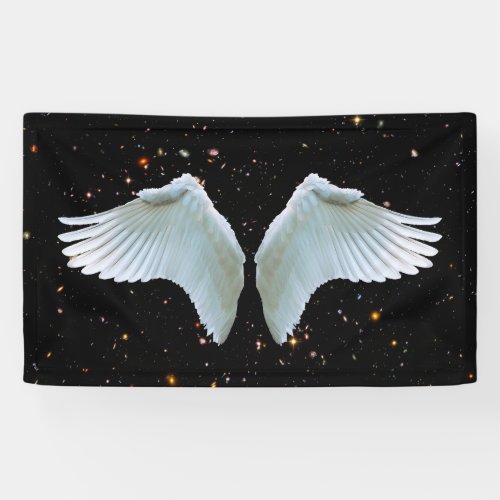 Angel Wings Photo Backdrop Banner