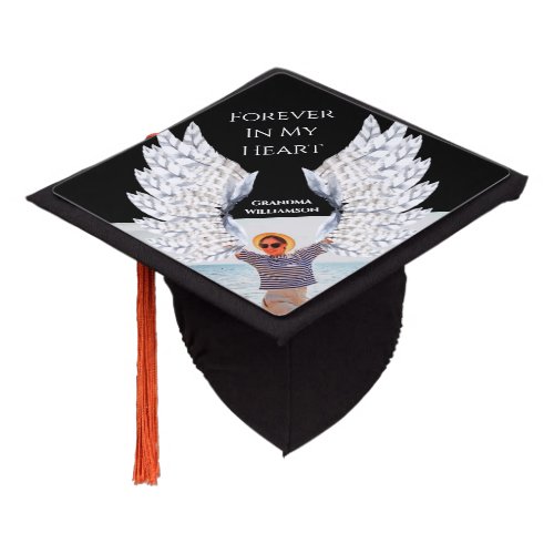 Angel Wings Photo Memorial Graduation