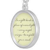 Angel Wings Poem Necklace (Front Right)
