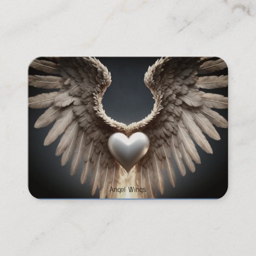 Angel Wings Premium Kraft Business Card