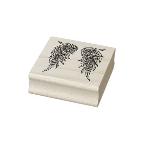 Angel Wings Rubber Stamp