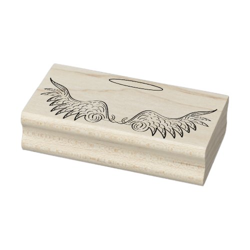 Angel Wings Rubber Stamp