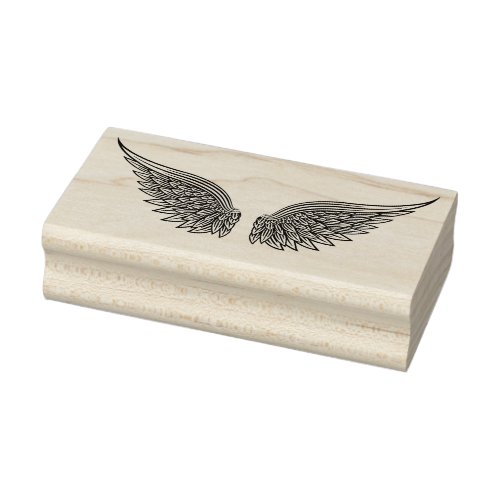 Angel Wings Rubber Stamp