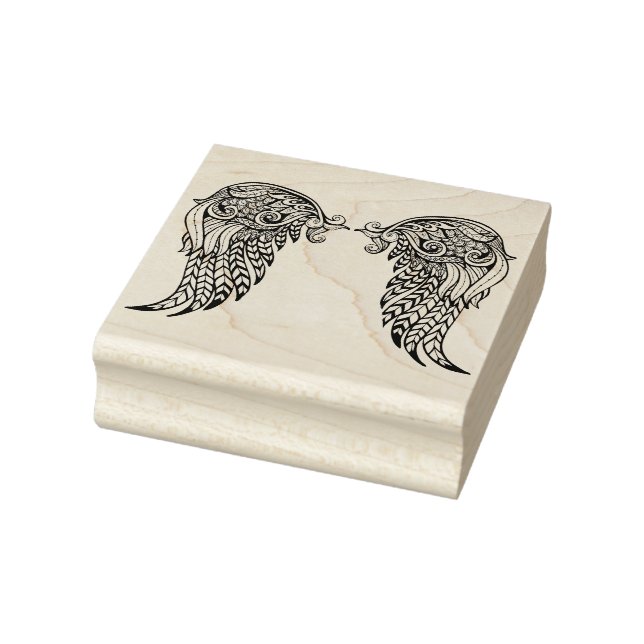 Angel Wings Rubber Stamp (Stamp)